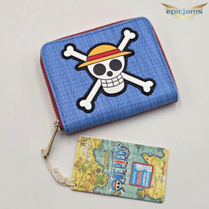 Loungefly One Piece NYCC Limited Edition One Piece Luffy Jolly Roger Wallet New